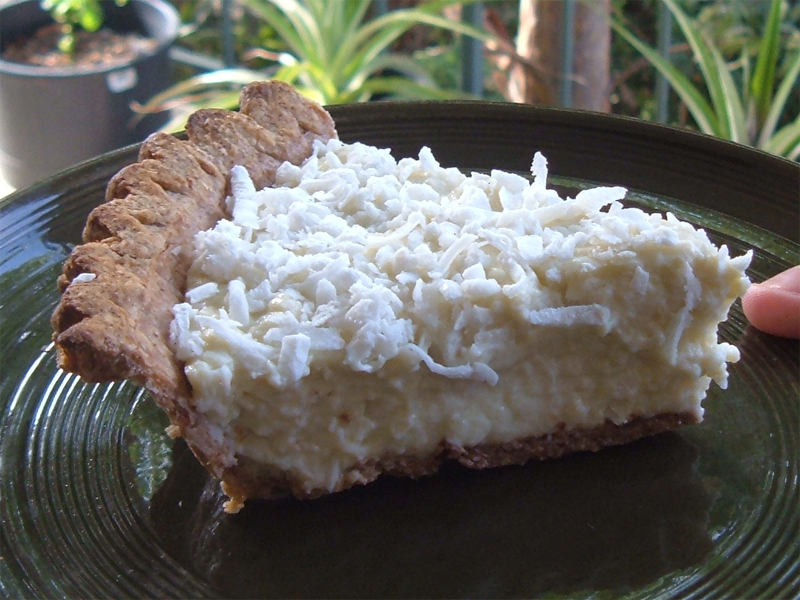 A Slice of Coconut Cream Pie A Slice of Coconut Cream Pie