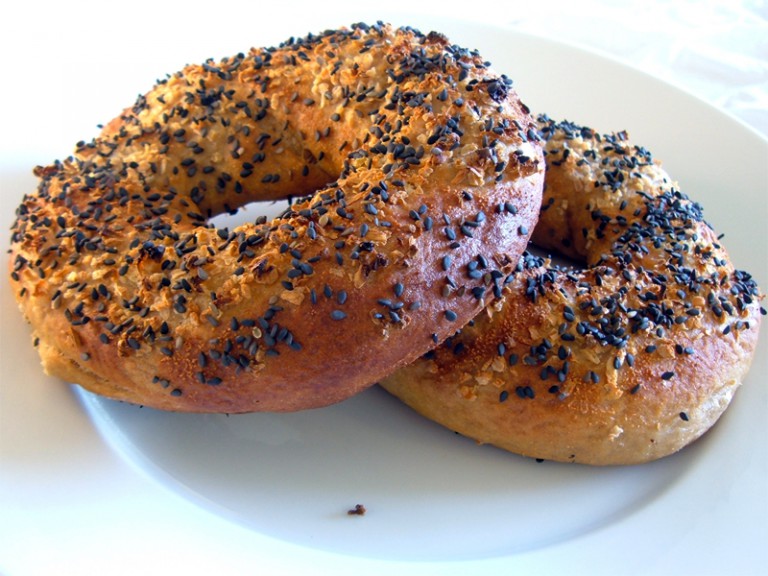 Nearly Perfect Bagels: Top View Nearly Perfect Bagels: Top View