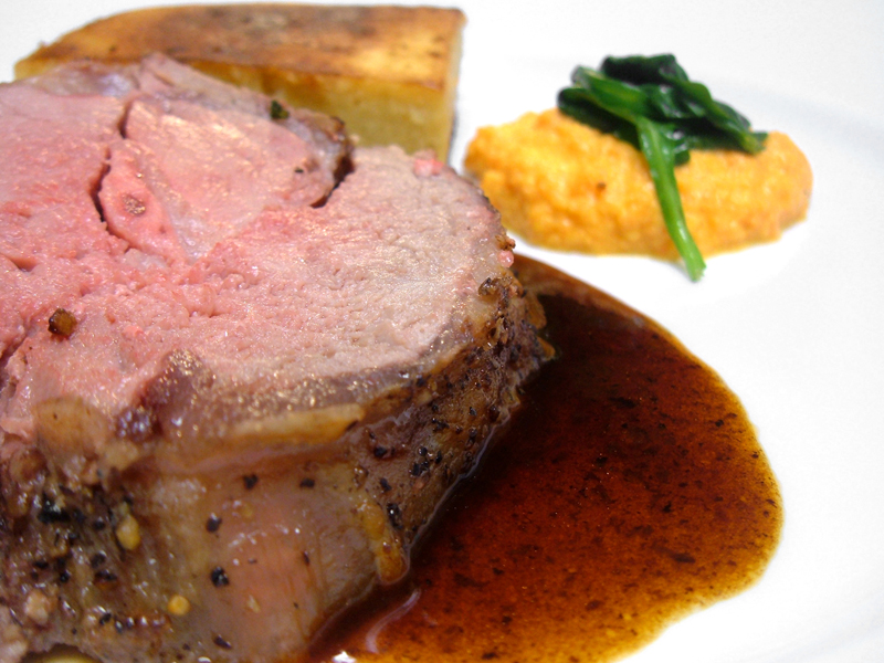 Saddle of Lamb, Closeup Saddle of Lamb, Closeup