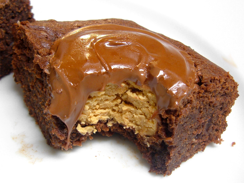 Peanut Butter Cup Brownie, Interior Peanut Butter Cup Brownie, Interior