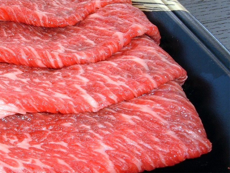 Sukiyaki: Angus Prime Beef Chuck Roll, Marbled Sukiyaki: Angus Prime Beef Chuck Roll, Marbled