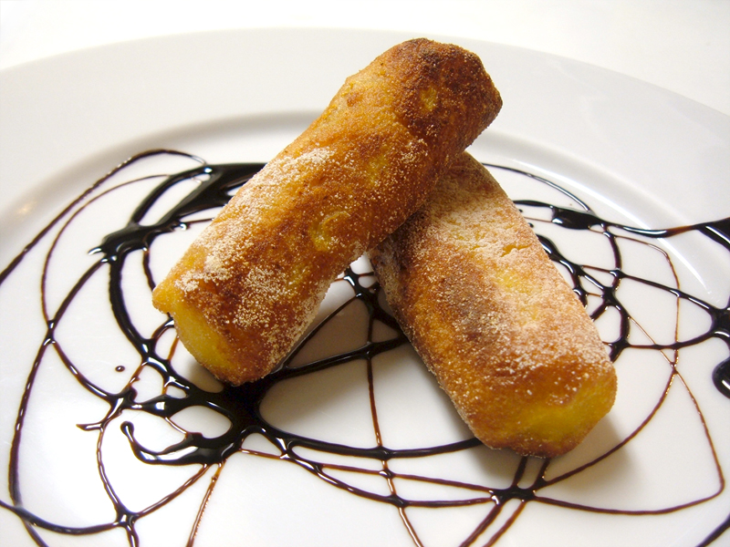 Glutinous Rice Pastry Filled with Sweet, Spiced Pumpkin Glutinous Rice Pastry Filled with Sweet, Spiced Pumpkin